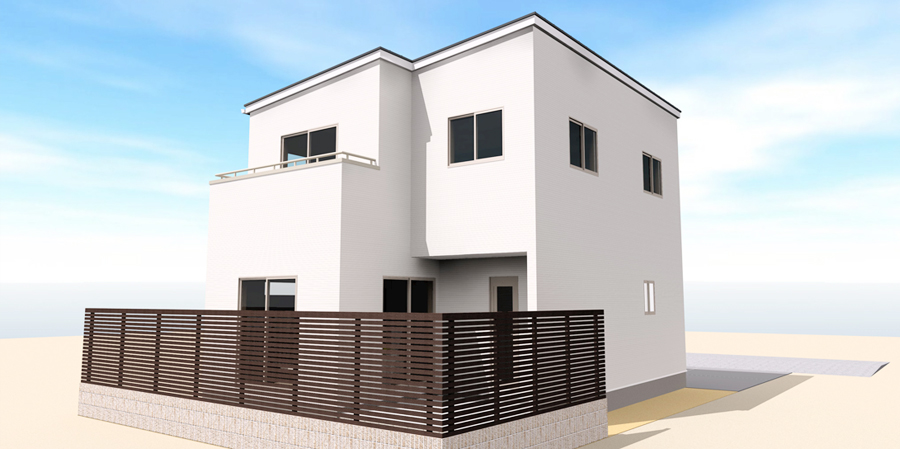 広々リビングの家 二ツ屋モデルハウス(神戸市西区)